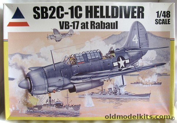 Accurate Miniatures 1/48 Curtiss SB2C-1C Helldiver - VB-17 at Rabaul or VMSB-244 - (SB2C1C), 480405 plastic model kit